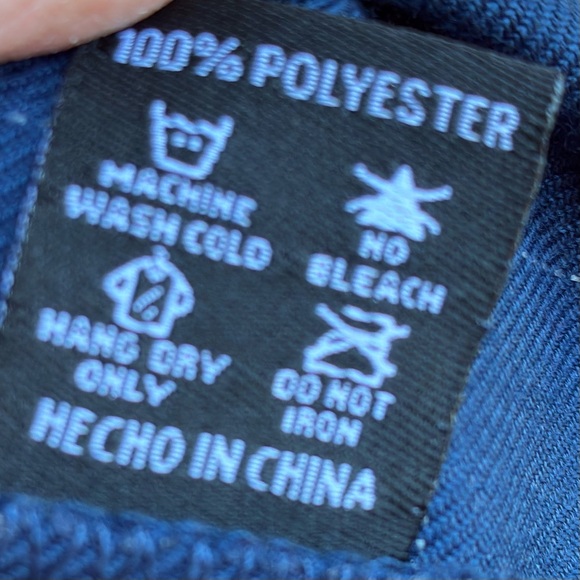 Dixxon Myers Flannel Blue Button Down Shirt Men’s Sz Medium - Picture 5 of 6